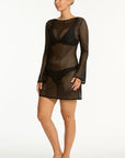 SEA LEVEL CASTAWAY MESH COVER UP