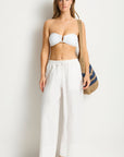 SEA LEVEL SHORE LINEN PALAZZO PANT