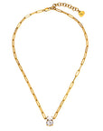 DYRBERG/KERN SERAFINE SG CRYSTAL WHITE PEARL NECKLACE