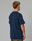 JUST ANOTHER FISHERMAN STAMP SEA TEE - NAVY