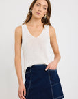 STORIES BE TOLD LAUNCH INDIGO POCKET DENIM MINI SKIRT