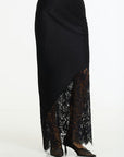 BLAK SOFTLY SPOKEN SKIRT