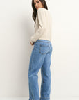 IVY + JACK SOLAR COTTON FINE CREW CARDIGAN