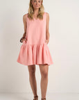 IVY + JACK SOMERSET SALEEVELESS FRILL HEM MINI DRESS