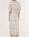 STAPLE THE LABEL SIPHON MIDI SHIRTDRESS