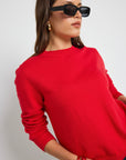 BY ROSA STAYCATION FINE GAUGE CASHMERE BLEND KNIT JUMPER