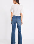 BYROSA SOHO MID HIGH RISE STRAIGHT JEAN