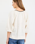 REUNION SUBLIMINAL LINEN TOP