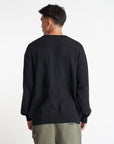HUFFER CHECK KNIT CREW