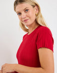 STORIES BE TOLD TAKEN SS CREWNECK KNIT MAXI DRESS