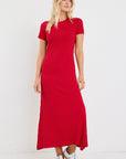 STORIES BE TOLD TAKEN SS CREWNECK KNIT MAXI DRESS