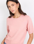IVY + JACK TOPIC CASHMERE BLEND SOFT KNIT TEE