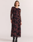 STAPLE THE LABEL OLINA MESH MAXI DRESS