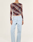 STAPLE THE LABEL ARLES MESH TOP