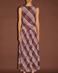 STAPLE THE LABEL PLAIN MESH MIDI DRESS