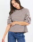 STORIES BE TOLD UNITE LS CONTRAST BINDING TEE