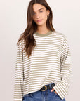 STORIES BE TOLD UNITE LONGSLEEVE CONTRAST BINDING BOXY TEE