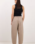STORIES BE TOLD MANIFESTO FRONT PLEAT BARREL LEG PANTS