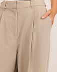 AMONG THE BRAVE CONQUERED RELAXED ADJUSTABLE WAIST WIDE LEG PANTS
