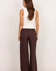 REUNION WELLNESS LINEN PULL ON WIDE LEG PANTS