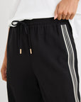 STORIES BE TOLD VIBE JACQUARD STRIPE WIDE LEG PANTS
