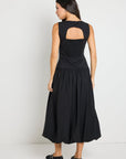 STORIES BE TOLD VIGOUR STRUCTURED BUBBLE MIDI DRESS