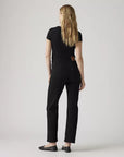 LEVIS RIBCAGE STRAIGHT ANKLE - BLACK SPROUT