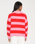 HUFFER KENZIE STRIPE KNIT CREW