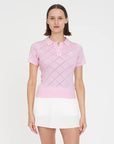 HUFFER DIAMOND KNIT POLO