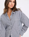 STORIES BE TOLD YOU GOT THIS POPLIN OVERSIZED SHIRT