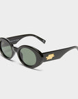 LE SPECS NOUVEAU VIE SUNGLASSES - BLACK