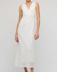 STAPLE THE LABEL ARCADIA BIAS MIDI DRESS