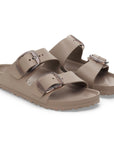 BIRKENSTOCK ARIZONA BUG BUCKLE EVA - NARROW - GREY TAUPE