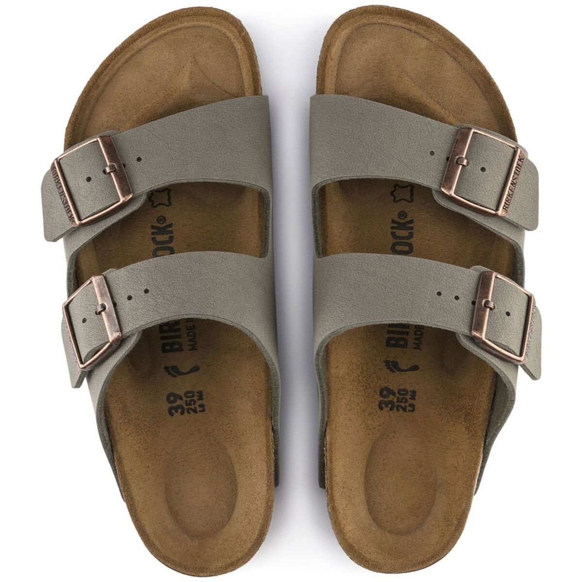 BIRKENSTOCK ARIZONA BIRKIBUC REGULAR STONE – Boutique on Main