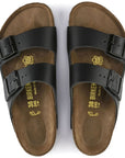 BIRKENSTOCK ARIZONA SMOOTH LEATHER - REGULAR - BLACK