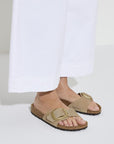 BIRKENSTOCK MADRID BIG BUCKLE NUBUCK - REGULAR - SANDCASTLE