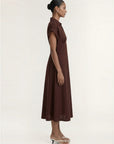 STAPLE THE LABEL RHODES MIDI DRESS