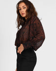 STORM CHOCOLATE PAISLEY SHIRT