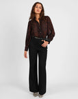 STORM CHOCOLATE PAISLEY SHIRT