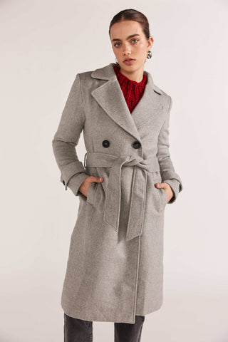 STAPLE THE LABEL READE BELTED COAT
