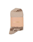 KAREN WALKER CAROUSEL SOCKS 2 PACK - CREAM MULTI