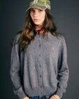 KAREN WALKER POSY CASHMERE CARDIGAN
