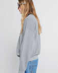 KAREN WALKER RUNAWAY GIRL ORGANIC COTTON CREWNECK SWEATSHIRT