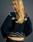 KAREN WALKER CAROUSEL KNIT BOMBER