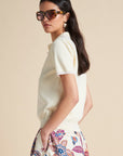 KAREN WALKER RUNAWAY KNIT POLO