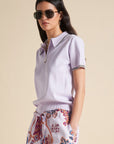KAREN WALKER RUNAWAY KNIT POLO