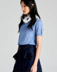 KAREN WALKER POINTELLE KNIT TEE