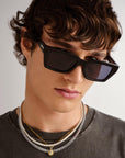 LE SPECS NOCTURNAL HABIT SUNGLASSES - BLACK