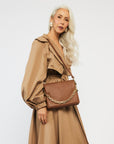 MATILDA CROSSBODY + CHUNKY CHAIN - TAN