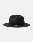 BRIXTON WESLEY FEDORA - BLACK